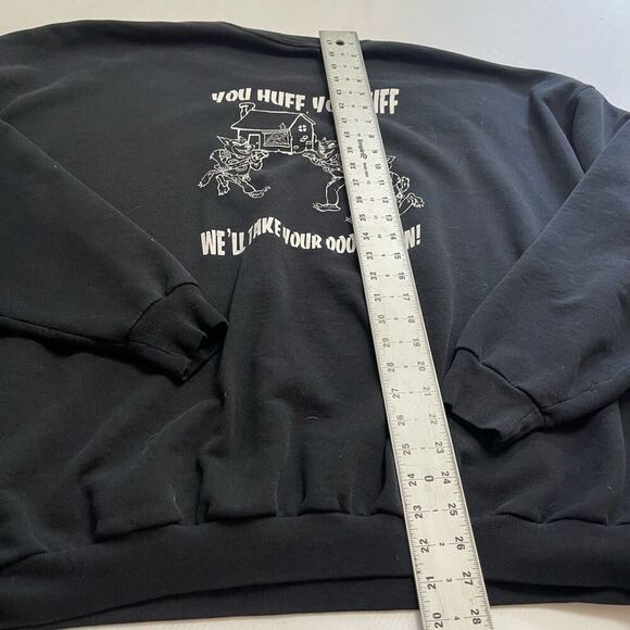 Baltimore Police Black VTG Crewneck Pullover Sweatshirt Size 3X - Picture 8 of 8